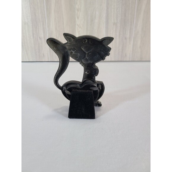 Whimsical Metal Cat Wallet Photo Frame Holder with Beads & Box Boho Decor Accent - Picture 3 of 3